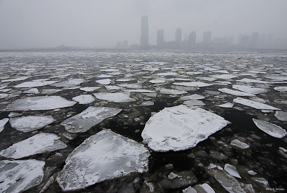 Ice on the Hudson