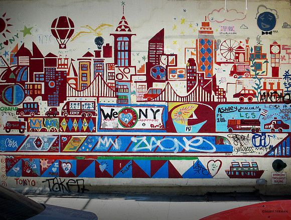 We Love New York Grafitti