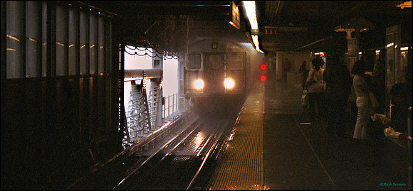 Subway at Queensboro Plaza Station