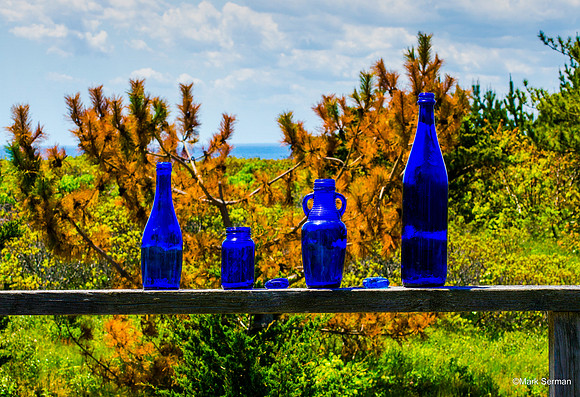 Blue Glass Still Life
