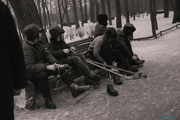 Teenage Hockey Players, Leningrad, 1971