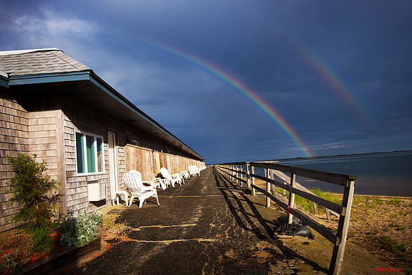 Double Rainbow Over the Provincetown Inn